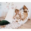 Levin Felin Zvýhodnený Montessori set Farba trianglu climbme:Biela/Dúha, Farba dosky slideme:Prírodná, Farba hojdačky swingme:Prírodná