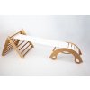 Levin Felin Zvýhodnený Montessori set Farba trianglu climbme:Prírodná/Dúha, Farba dosky slideme:Prírodná, Farba hojdačky swingme:Prírodná