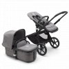 Bugaboo Fox 5 Complete Travel Bundle+ so základňou Base 360 farba:BLACK/grey melange–grey melange