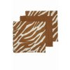 Meyco plienka-žinka 30x30 cm 3ks farba:Zebra–Uni–camel–Zebra