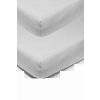 Meyco žerzejové prestieradlo 40x80/90 farba:light grey