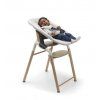 Bugaboo jedálenská stolička Giraffe Base farba:wood/white - 2