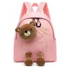 DBBH1002AAA detsky batoh medvidek ruzovy