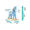 Hojdací koník s melódiou Milly Mally Pony modrý - 20970