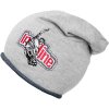 Jesenná detská čiapočka New Baby In-line tmavo sivá, 110 (4-5r) - 30436