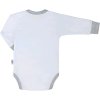 Luxusné dojčenské body s dlhým rukávom New Baby Honey Bear s 3D aplikáciou, 74 (6-9m) - 32556