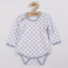 Dojčenské body New Baby Classic II sivé s hviezdičkami, 86 (12-18m) - 35024