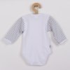 Dojčenské celorozopínacie body s dlhým rukávom New Baby Panda, 56 (0-3m) - 35684