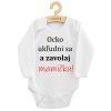 Body s potlačou New Baby a zavolaj MAMIČKU!, 80 (9-12m) - 39370