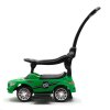 Detské odrážadlo so zvukom a vodiacou tyčou Baby Mix RACER zelené - 45829