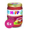 6x HiPP BIO Polievka z červenej repy s hovädzím mäsom od 6. mesiaca, 190 g