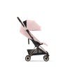 Cybex COYA s rose gold podvozkom, peach pink
