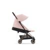 Cybex COYA s rose gold podvozkom, peach pink