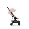 Cybex COYA s matt black podvozkom, peach pink