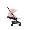 Cybex COYA s matt black podvozkom, peach pink