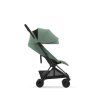Cybex COYA s matt black podvozkom, leaf green