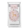 Detské obliečky Srnček růžový 135x100 cm