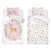 Detské obliečky Srnček růžový 135x100 cm