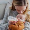 BIBS Baby Bottle sklenena flasa 110 ml krmenie squar