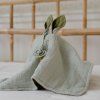 BIBS Kangaroo maznacik z BIO bavlny sage square