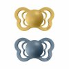 BIBS Couture anatomické cumlíky z prírodného kaučuku 2ks - veľkosť 2,Nordic Mint / Island Sea