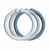 BIBS Loops krúžky 12ks,Baby Blue / Cloud / Petrol