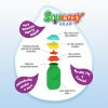 Squeasy Gear silikónová kapsička 180 ml,sivá