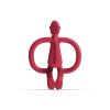 HRYZÁTKO A ZUBNÁ KEFKA MATCHSTICK MONKEY TEETHER RED