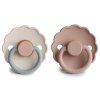 CottonCandy Blush Daisy Color Blocks 2 pack rubber