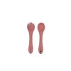 spoon fork set wild rose