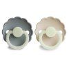2 pack FrenchGrayCream Daisy NIGHT silicone frontfront