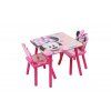 DSBH1279C detsky stul s zidlemi minnie