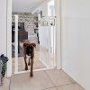 23814 2 bonie extra vysoka brana 105 cm pre psov kovova biela
