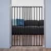 DogSpace Charlie extra vysoká predlžovacia brána 62-107cm, skrutkovacia, kov čierna
