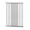 DogSpace Charlie extra vysoká predlžovacia brána 62-107cm, skrutkovacia, kov čierna