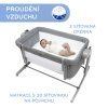 CHICCO Postieľka Next2Me Magic Evo - Dark Grey