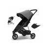 THULE športový kočík SPRING BLACK grey melange + DOPLNKY ZDARMA