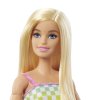 Barbie modelka na invalidnom vozíku v kockovanom overale