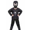 OPBH1421A detsky kostym spiderman cerny 122 134 L