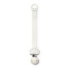 ed ss24 Pacifier Clip wood Vanilla White
