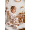 label label drevene kostky 50 ks nougat