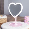 Kozmetické zrkadlo GIOperfect Pink Heart