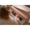 label label drevene piano pink