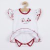 Dojčenské body s krátkym rukávom a volánikom New Baby Lienka, 86 (12-18m) - 55373