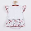 Dojčenské body s krátkym rukávom a volánikom New Baby Lienka, 86 (12-18m) - 55373