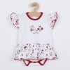 Dojčenské body s krátkym rukávom a volánikom New Baby Lienka, 86 (12-18m) - 55373