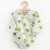 Dojčenské mušelínové body s bočným zaviazovaním New Baby Avocado, 80 (9-12m) - 55389