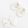 Dojčenský bavlnený set-capačky a rukavičky New Baby Zoe, Univerzálna - 55516