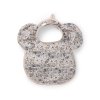 ed2024ss Baby bib Blue Garden