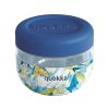 Plastová nádoba na jedlo Bubble Blue Peonies 500 ml